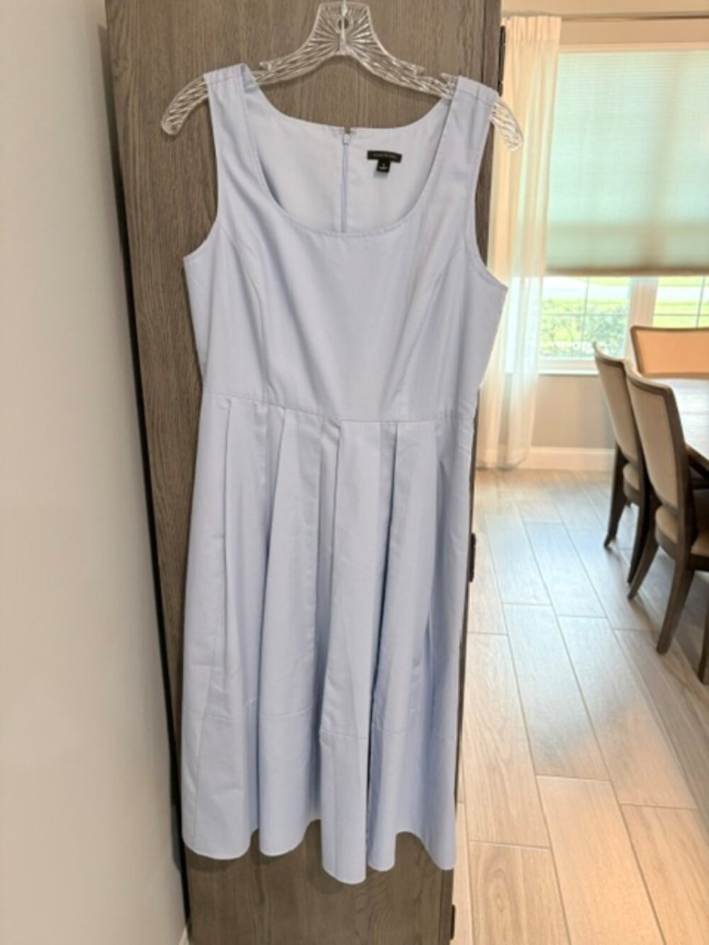 Ann Taylor Cotton Chambray Colored Dress